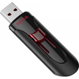���� ������ ������ Sandisk Cruzer Glide SDCZ600 - 064G - G35, black ��������-�������� ������������