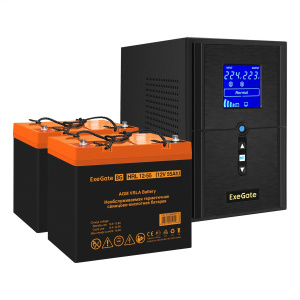 ���� ������ ��� ExeGate EX295988RUS + ������� 55A� EX285652RUS 2�� Tower SZ-1500.LCD.AVR.2SH.1C13.U ��������-�������� ������������