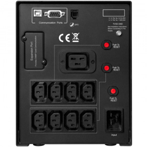 ���� ������ ���� �������������� ������� CyberPower PR2200ELCDSL 2200��/1980�� USB/RS-232 8�IEC �13, 1�IEC C19 black ��������-�������� ������������