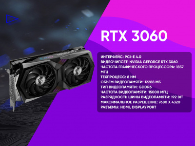��������� ���� TopComp AK 121981894 AMD Ryzen 5 3600/B450/16/256/NVIDIA GeForce RTX 3060 12gb/��� ��, black