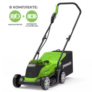 ���� ������ ������������� �������������� GreenWorks GD24LM33K4 33�� 24� VT 2516107UB 1���� 4�� � �� ��������-�������� ������������
