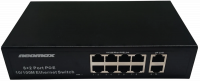 ���������� Neomax NMS-110PoE-100-S ������, �������������, 10 ������ 100 Mbps, 8xPoE+, 220W, ������