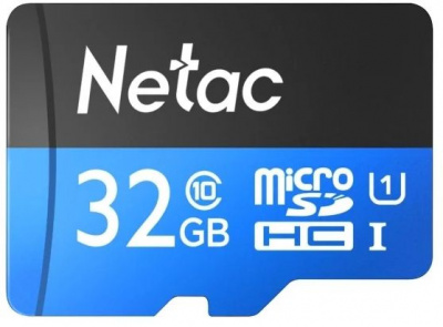 ���� ������ ����� ������ Netac P500 Standard 32GB MicroSDHC U1/C10 up to 90MB/s (NT02P500STN-032G-S) ������ ��������-�������� ������������