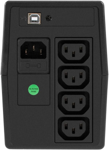 ���� ������ ��� ExeGate Power NB-650.LED.AVR.4C13.USB (EX299483RUS) ������, 650VA/390W, LED, AVR, 4*C13, USB, ������� 12V 7.2Ah ��������-�������� ������������